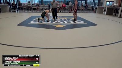 JV-7 lbs Round 1 - Keaton Goins, Western Dubuque vs Hayden Harper, Dubuque Hempstead