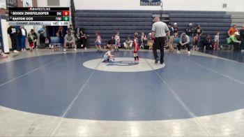 40 lbs Champ. Round 1 - Easton Oos, Treasure Valley Wrestling Club vs Boden Zwiefelhofer, Bulldog Wrestling Club