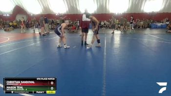 113 lbs Placement Matches (16 Team) - Christian Sandoval, Oswego East vs Mason Teal, Rochester Century