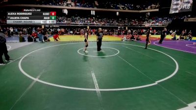 5A 100 lbs Champ. Round 1 - Julieta Chapa, La Joya Juarez-Lincoln vs Alexa Rodriguez, Dallas Hillcrest