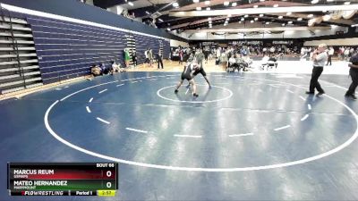 149 lbs Champ. Round 2 - Mateo Hernandez, Marymount vs Marcus Reum, USMAPS