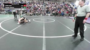 Girls 115 lbs Semifinal - Isabel Garcia, Alisal Girls vs April Gao, Saint Francis&nbsp;Girls