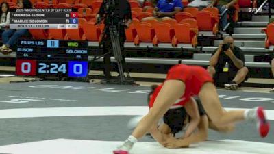 125 lbs Wno - Epenesa Elison, CA vs Marlee Solomon, PA