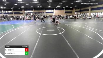 120 lbs Consi Of 32 #2 - Braaden Heinz, Brighton WC vs Brayden Kuskie, Beat The Streets LA