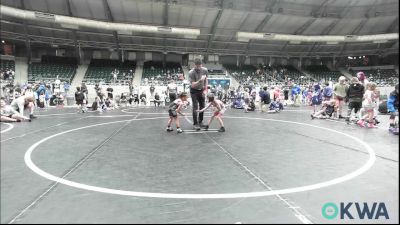 40 lbs Rr Rnd 3 - Maesa Brigge, Mojo Grappling Academy vs August Phang, Sperry Wrestling Club