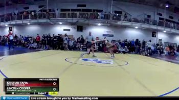 132 lbs Champ. Round 1 - Kristian Tapia, Elite Athletic Club vs Lincoln Cooper, Columbus East Wrestling Club