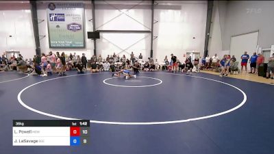 36 kg Quarterfinal - London Powell, MGW Death By Chocolate vs Julianna LaSavage, Badger Girls Elite