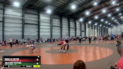 95 lbs Finals (8 Team) - Graysen McPhee, Lady Pitbulls vs Brielle Meyer, Midwest Assasins Red