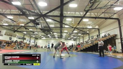 165 lbs Cons. Semi - Gabriel Sweat, Huntingdon College vs Ethan Cooper, Wabash