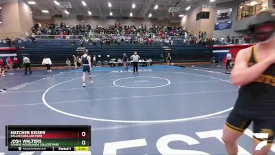 150 lbs Quarterfinal - Josh Walters, Conroe Woodlands College Park vs Hatcher Keiser, Dallas Highland Park