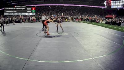 D2-106 lbs Cons. Round 2 - Henry Golembiewski, Fenton HS vs Levi Foster, Annapolis HS