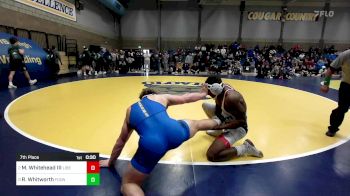 198 lbs 7th Place - Melvin Whitehead III, Liberty (NV) vs Ryland Whitworth, Fountain Valley