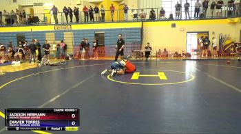 120 lbs 5th Place Match - Jackson Hermann, Wichita Training Center vs Exavier Torres, Wichita Training Center