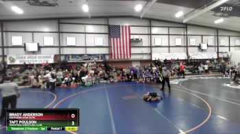 61 lbs Quarterfinal - Taft Poulson, Shootbox Wrestling Club vs Brady Anderson, Southern Utah Elite
