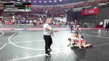 175 lbs Semifinal - Cameron Tipple, Wausau West vs Elias Green, Askren Wrestling Academy