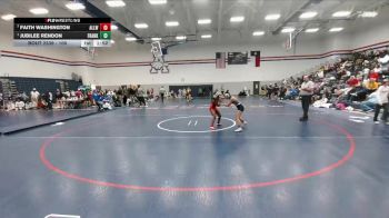 100 lbs Quarterfinal - Jubilee Rendon, El Paso Franklin vs Faith Washington, Allen White