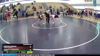 152 lbs Quarterfinal - Makayla Bonczyk, Galena vs Porter Gresko, Spanish Springs.