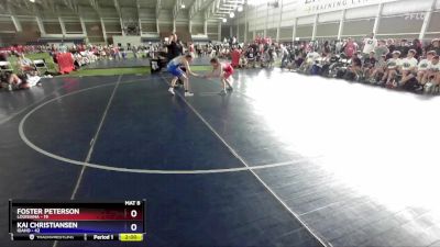 120 lbs Quarterfinals (8 Team) - Foster Peterson, Louisiana vs Kai Christiansen, Idaho