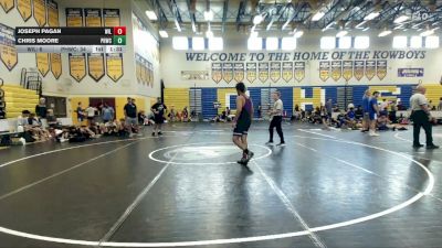 150 lbs Round 6 (8 Team) - CHRIS MOORE, Palm Harbor WC vs Joseph Pagan, Wild Horse Riders