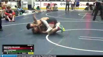 180 lbs Round 3 (6 Team) - Brayden Mirjavadi, Romeo WC vs Nick Martinez, MI Pitbulls