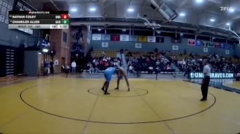 285 lbs Cons. Round 3 - Nathan Coley, King vs Chandler Allen, Allen