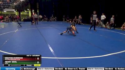 80 lbs Semifinal - Henry Seidl, ANML vs Weston Everman, Outlaw Wresting Club