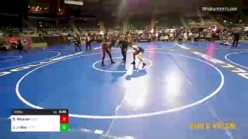 125 lbs Consi Of 8 #2 - Brock Weaver, Unattached vs Javin Jackson-Bey, Best Trained Wrestling