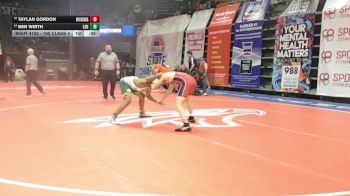 165 Class 4 lbs Cons. Round 1 - Ben Wirth, Lee`s Summit North vs Taylan Gordon, Rock Bridge