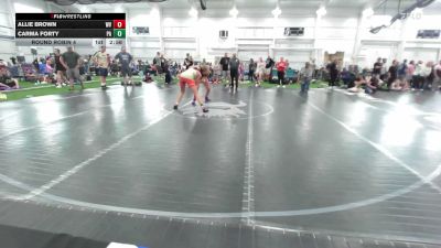 141.8-151.4 lbs Round Robin 4 - Allie Brown, WV vs Carma Forty, PA