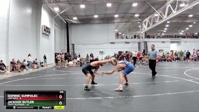 175 lbs Round 6 (8 Team) - Dominic Sumpolec, Lost Boys vs Jackson Butler, Team California