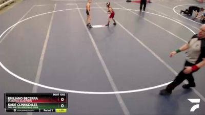 59-66 lbs Cons. Semi - Kade Clinkscales, Farmington Wrestling Club vs Emiliano Becerra, St. Francis Gladiators