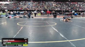 114 lbs Cons. Round 3 - Kooper Bugner, Lewiston vs Nyah Ortiz, Reed