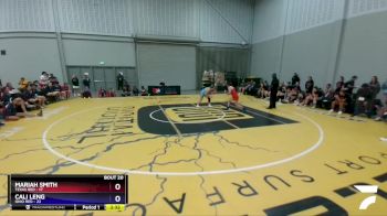 122 lbs Semis & 3rd Wb (16 Team) - Mariah Smith, Texas Red vs Cali Leng, Ohio Red