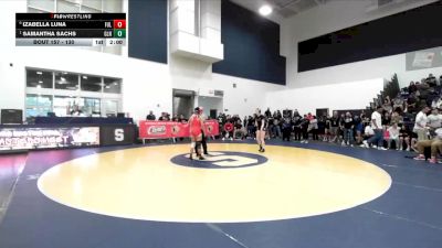 130 lbs Quarterfinal - Samantha Sachs, Glendora vs Izabella Luna, Fullerton