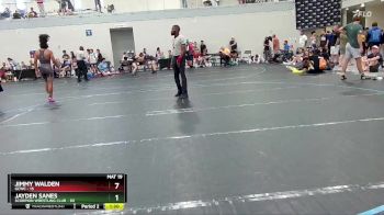 150 lbs Cons. Round 4 - Jayden Sanes, Scorpion Wrestling Club vs Jimmy Walden, GCWC