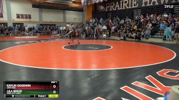 105 lbs Cons. Round 1 - Kaylin Goodwin, Linn-Mar vs Lila Bihun, Iowa City West