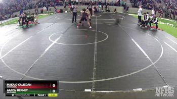 132 lbs Quarterfinal - Aaron Berney, Silverado vs Makaio Calicdan, Chaparral