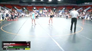 120 lbs Cons. Semi - Avery Lynch, Plainwell vs Shayna Hruska, Iron Mountain