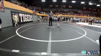 61 lbs Quarterfinal - Jett Hinz, Weatherford Youth Wrestling vs Kash Hall, Tecumseh Youth Wrestling