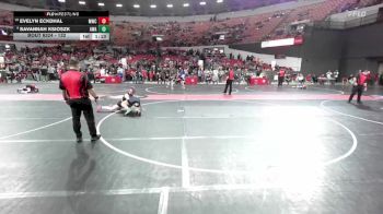 132 lbs 5th Place Match - Evelyn Eckdhal, Monroe Wrestling Club vs Savannah Ksioszk, Askren Wrestling Academy