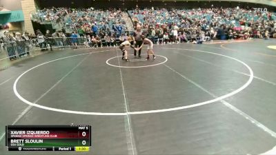 67-72 lbs Round 1 - Brett Sloulin, USA Gold vs Xavier Izquierdo, Spanish Springs Wrestling Club