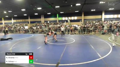 109 lbs Round Of 64 - Nicole Alvarez, Predators WC vs Naima Ochoa, Falcons WC