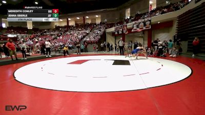 145 lbs 5th Place - Meredith Conley, Bixby Girls HS vs Jenna Eberle, Jay High School