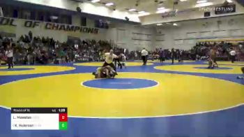 116 lbs Round Of 16 - Leo Maestas, Clovis West vs Koda Holeman, Clovis