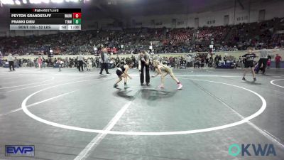 52 lbs Consolation - Peyton Grandstaff, Warner Eagles Youth Wrestling vs Franki Dieu, Team Nomad