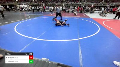 78 lbs Quarterfinal - Kai Hughes, NE Boyz vs Jaydyn Galindo, Pomona Elite