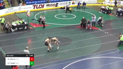 147 lbs Round Of 64 - David Cerra, SenecaValley vs Kasey Yoder, North Star