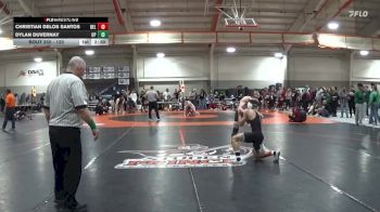 125 lbs Champ. Round 2 - Christian Delos Santos, Bellarmine vs Dylan Duvernay, UW Parkside