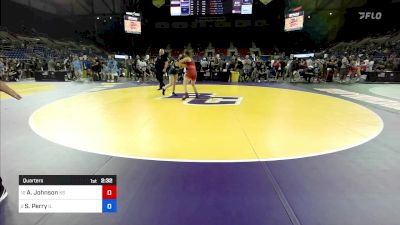 145 lbs Quarters - Avari Johnson, KS vs Sydney Perry, IL