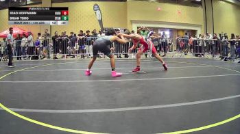 130 lbs Consi Of 16 #1 - Joao Hoffmann, Hueneme HS vs Brian Toro, Stampede WC